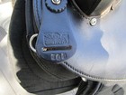 15   Qh Big Horn  101 Black Leather  cordura Western Barrel trail Saddle W Cover