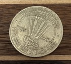 Union Plaza Hotel   Casino  1 One Dollar Slot Gaming Token Las Vegas Nevada