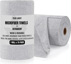 Ustradeent Pack Of 6 Microfiber Cleaning Cloth Roll 12x12 Inches -75 Pack