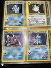 Pokemon Trading Cards Pack lot - 1 Vintage Holo And 10 Vintage Rare common 