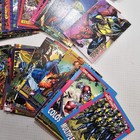 Vintage 1990s Marvel Trading Card Lot Mixed Series Superhero Cards