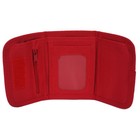 New Angry Birds Red Bird Trifold Black Wallet Cast Purse