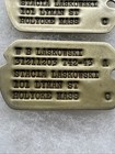 Ww2 Us Army 89th Division 314th Engineer Dog Tag Set Nok Mass  jj577