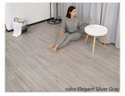 Lvt Flooring 100  Waterproof No Glue Snap-on And Done   81sq ft Pet Box   gray Color