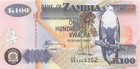 Zambia  100  Kwacha  2008  Series  Cp 03  Uncirculated Banknotes Aaz 3