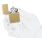 Zippo Windproof Lighter With Classic Street Brass Finish  48267  New In Box