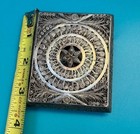 Awesome Antique Collectible Sterling Silver Decorative Filigree Cigarette Case 