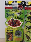3 Vintage 1997 Mello Smello Lost World Jurassic Park Sticker Sheets  new Sealed 