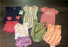 Baby Girl Set Newborn To 0-3 Months Cute Outfits Lot Of 8 Pieces Summer