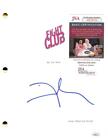 David Fincher Signed Autograph Fight Club Full Movie Script Screenplay - Jsa Coa
