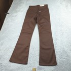 Vintage 70s Levis Boys 14 Slim Brown Bell Bottom Flares 1977 Made In Usa