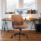 Yfo Ergonomic Home Office Desk Chair     Mid Back Rolling Swivel Executive Chair W