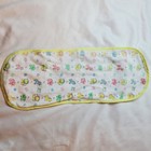 Vintage Terrycloth Vinyl Backing Baby Burp Cloth Pastel Animals