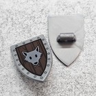 5-pack Custom Wolf  Shield Accessories For Minifigure C11w55