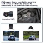 4g Dash Cam 3 Cameras Car Video Recorder Surveillance Fhd 1080p Night Vision Dvr