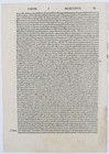 1497 Basel Incunabula St  Jerome Leaf     Kessler     Epistola Secunda Hypostases