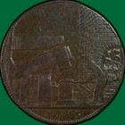 1793 Warwickshire Wilkinson Halfpenny Conder Token Very Fine Vf Coin  33815