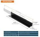 1u Universal Rack Mount Rails 4-post Server Rack Shelf Rail With 20 9 -32  Adjus