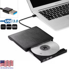 Slim External Cd Dvd Drive Usb3 0 Player Burner Writer For Laptop Pc Mac Desktop