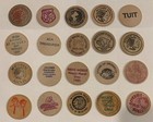 20 Different Wooden Nickel Token Collection Lot 104