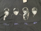 Vintage 90s Beatles Band T Shirt Size Xl Usa Made Black 1995 New Old Stock Tags