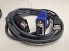 5ft Kvm Switch Cable - Usb Vga Wire Cord Plug 3-in-1 Monitor Keyboard Mouse Pc
