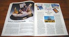 Vintage Official Disney News Magazine Winter 1990 - Take Home Some Disney Magic 
