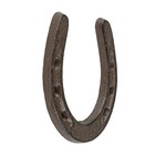 Small Lucky Horseshoe Cast Iron Rustic Decor 3 3 4 X 3 3 8 Inch Custom Work 
