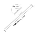 12 Inch Black Zip Ties 1000 Pcs Nylon Pa66 Uv Resistant Heavy Duty Cable Ties