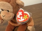Ty Beanie Babies  bongo  The Monkey 1995 Plush Toy New Original Tag 8  Pvc