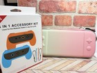 Nintendo Switch 2 Accessories Bundle 4-in-1 Kit   Carry Case Joy-con Grip Straps