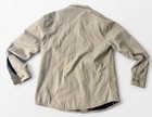 Vtg Woolrich Nwt Men   s Flannel Lined Shirt Jacket Tan Medium Green Label Shacket