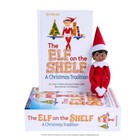 The Elf On The Shelf - Brown Eye Girl Elf - By Chanda Bell  hardcover 