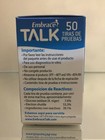 Embrace Talk Blood Glucose Test Strips 50 Qty   Exp 02 2027 Free Shipping  