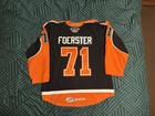 Tyson Foerster Lehigh Valley Phantoms Black Quicklite Authentic Size 56