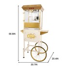 16oz Commercial Popcorn Machine With Cart And 16 Oz Kettle
