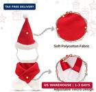 Cat Santa Hat With Scarf  Christmas Hats For Cats Small Dog Santa Hat Christmas
