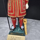 Vtg The Beefeater Yeoman Handpainted Carltonware Empty Decanter Box Org  Reciept