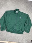 Vintage Wimbledon Championships Jacket Mens L Green Full Zip Mesh Lined Tennis