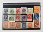 Postage Stamps Georgia 1919   1922 Vintage Set Of 18 Civil War Transcaucasian Sfsr