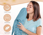 6 Pack Bath Towels Set  27 X 54 Inches  100  Ring Spun Cotton  Lightweight  Quic