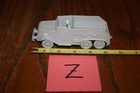 Vintage Marx Battleground Light Gray German Army Half-track   Rare Sitter Z Mpc