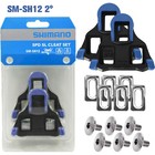 Pair Shimano Sm-sh12 Cleat Set 2 Degrees Float Spd-sl Road Bike Pedal Cleats Us