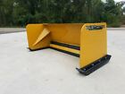 5  Xp24 Skid Steer Quick Attach Bobcat Cat Yellow Snow Pusher Rtr Free Shipping