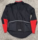 Gore Wear C5 Windstopper Jersey Jacket Mens Cycling Black   Red L  Nwt