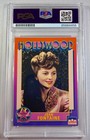 1991 Starline Hollywood Walk Fame Joan Fontaine Signed Auto Card  118 Psa Dna