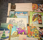 Vintage Lot Of 15  Antique Christmas Greeting Cards  1920s