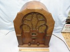 Wonderful 1932 Lyric S-6 Scalloped Cathedral Tube Radio-serviced Radioorphanage