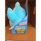 Lankybox Thicc Shark Singing Plush Stuffed Toy 3  Blue   White