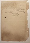 Antique Spanish Colonial Document   Manati Puerto Rico 1895